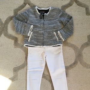 Baby Girl Zipper Sweater By Bloomies Girls